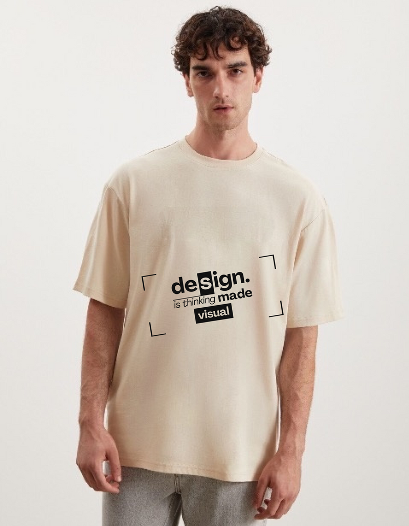 MINIMALIST GRAPHIC TEE-DESIGN THINKING