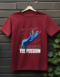 Tee Fussion Cosmic Hand - Abstract Graphic T-Shirt