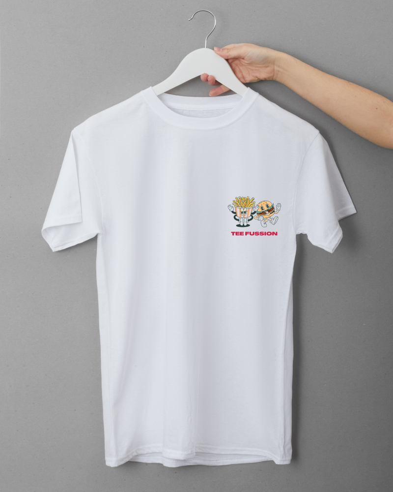 Tee Fussion “Fries Mode” White Tee