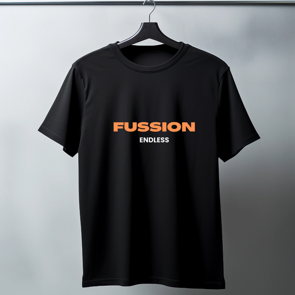 FUSSION "Endless" Black Tee