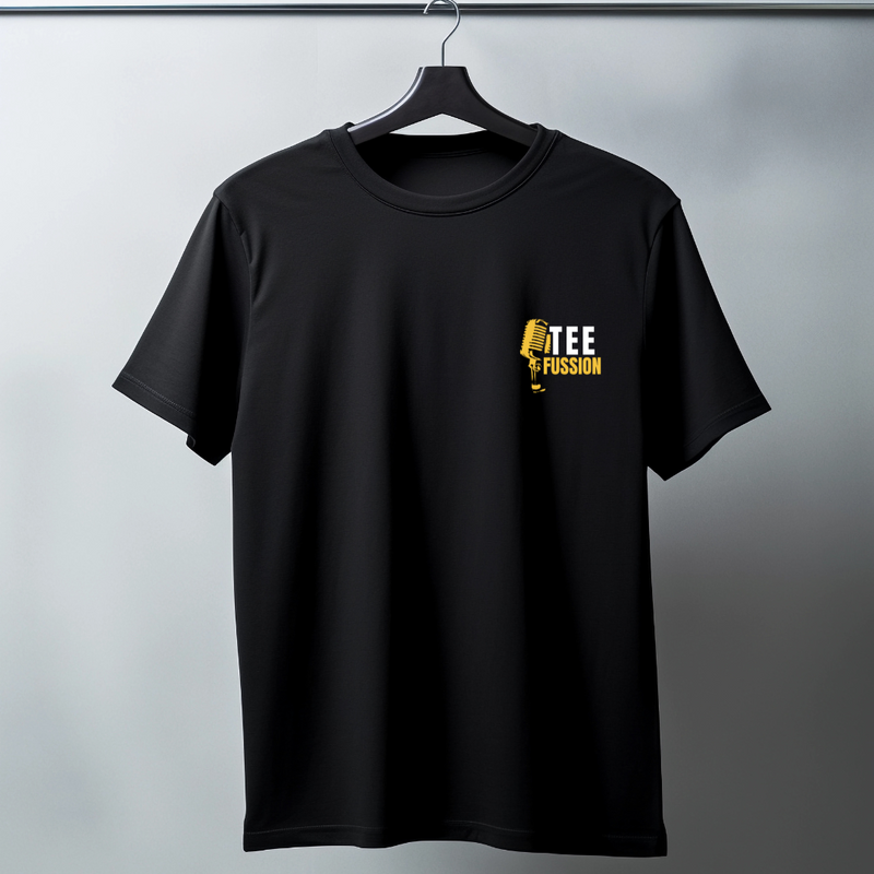 TEE FUSSION SHORT SLEEVE BLACK T SHIRT