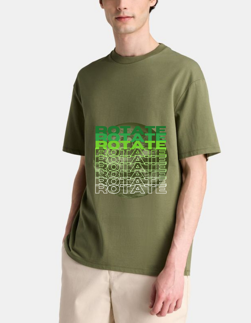 GREEN VIBES ROTATE TEE